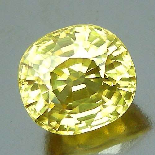 HPJ CONNOISSEURS PORTFOLIO: WORLD CLASS 3.24 CT VVS VERY RARE CANARY YELLOW NATURAL CAMBODIAN ZIRCON