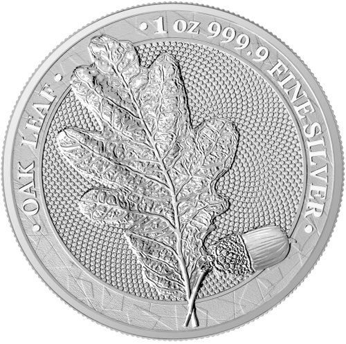 1 oz Germania Silver BU Oak Leaf - 2019