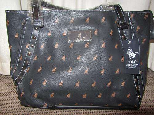 Polo handbag black and brown
