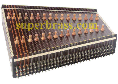TOP-GRADE INDIAN SANTOOR HAMMERED DULCIMER WITH HARDCASE + TRAINING DVD