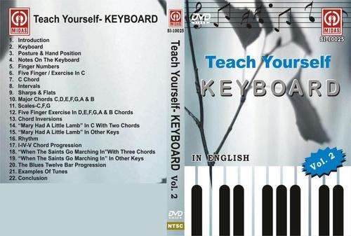 TEACH YOURSELF THE KEYBOARDS / KEYBOARD - COMPREHENSIVE 2 VOLUME TRAINING DVD TUTOR