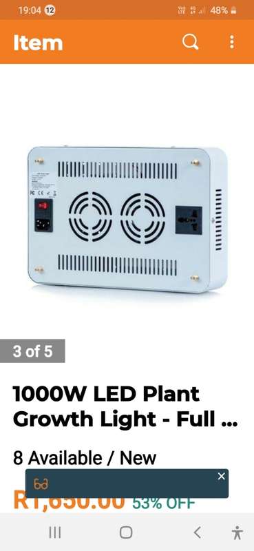 1000W LED PLANT GROW LIGHTS