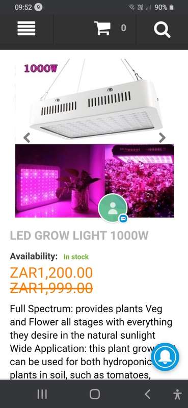 1000W LED PLANT GROW LIGHTS