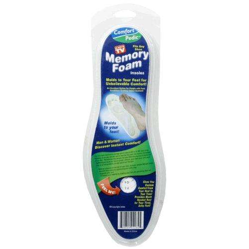 Memory Foam Insoles for smooth PAIN FREE walking