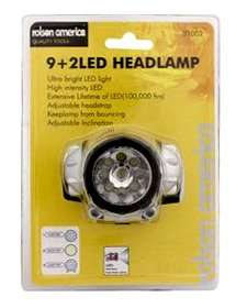 9+2 LED Headlamps Ultra-Bright