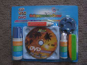 Multi-purpose lens cleaner for CD,VCD,DVD