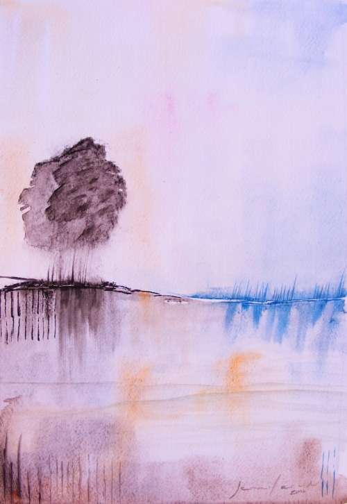 Wetlands II - Original Watercolour - Jennifer van Niekerk  [sc]