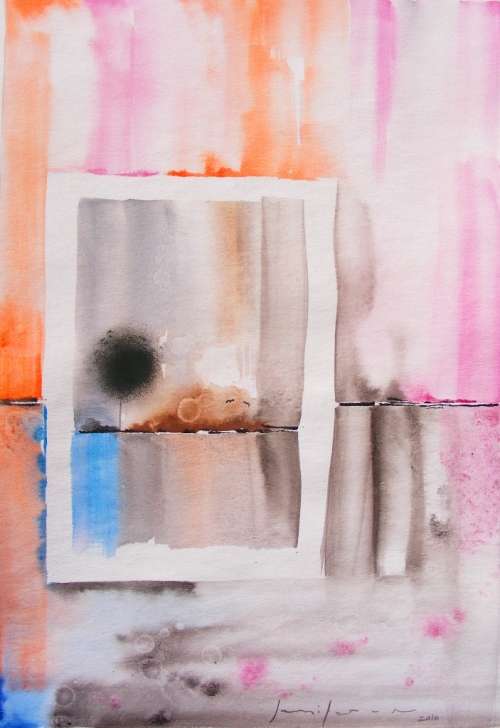 A View Within a View - Original Watercolour - Jennifer van Niekerk