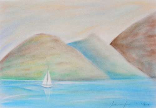 Take me there - Original Soft Pastel - Jennifer van Niekerk