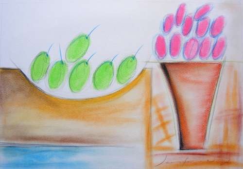 A Certain Lifestyle - Original Soft Pastel - Jennifer van Niekerk