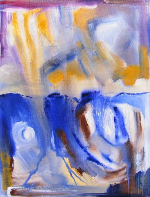 The Vanishing Effect of Trees - Original Acrylic Painting - by Jennifer van Niekerk