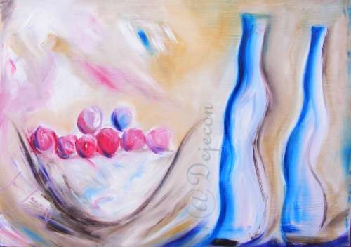 The Berry Harvest - Oil Painting - Jennifer van Niekerk