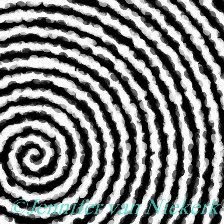 Black and White Spiral  [d]