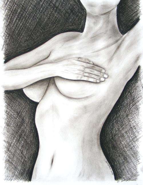 Madame - Original Charcoal Sketch - Jennifer van Niekerk.