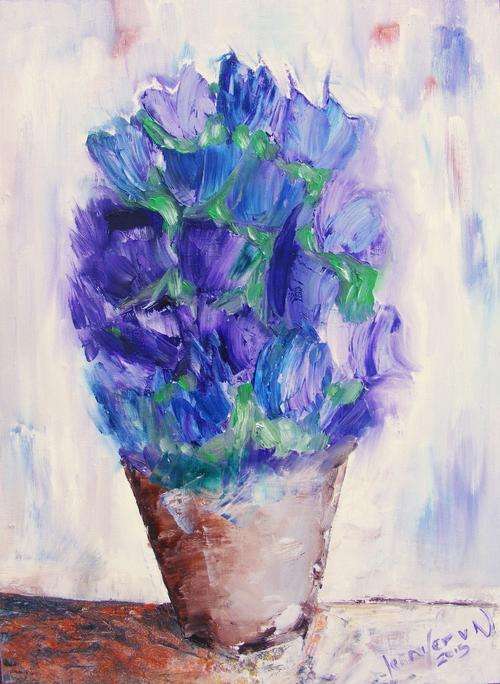 French Bouquet - Original Oil Painting - Jennifer van Niekerk