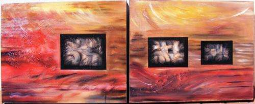 Between two worlds - Acrylic Painting - Jennifer van Niekerk