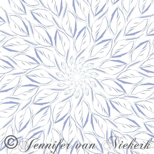 Pale Cornflower Leaf Cover  [d]