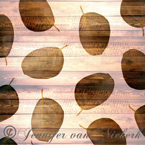 Silver Dollar Gum Wood Pane  [d]