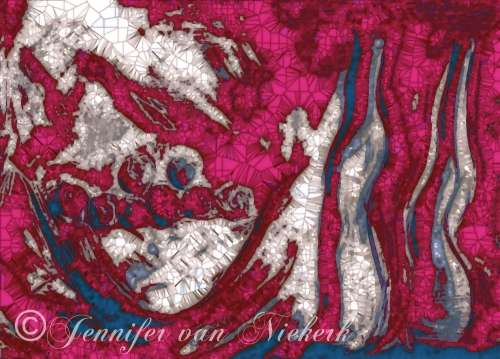 The Berry Harvest Stained Glass  [d]