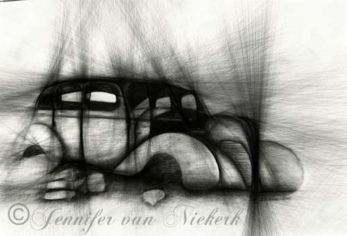 Rest in Peace Loyal Friend - Line Sketch  [d]