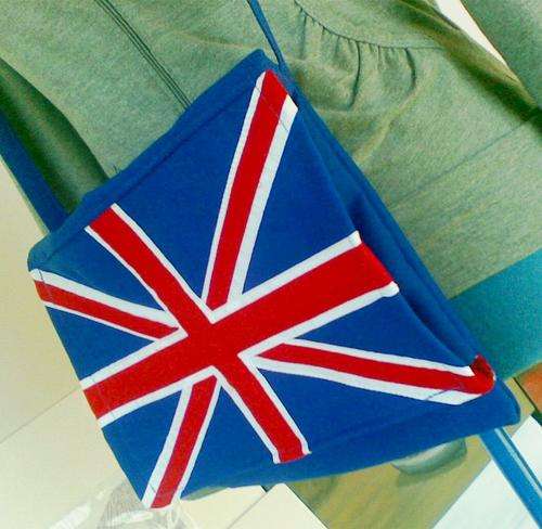 Union Jack FlipTop Statement Bag  [Clearance]