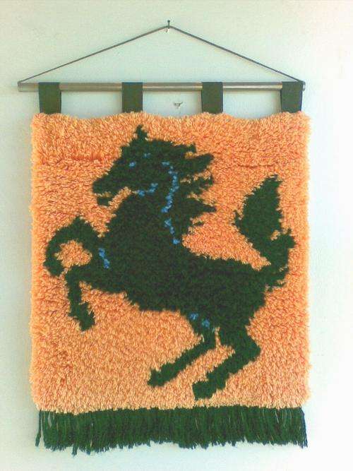 Black stallion Wall carpet