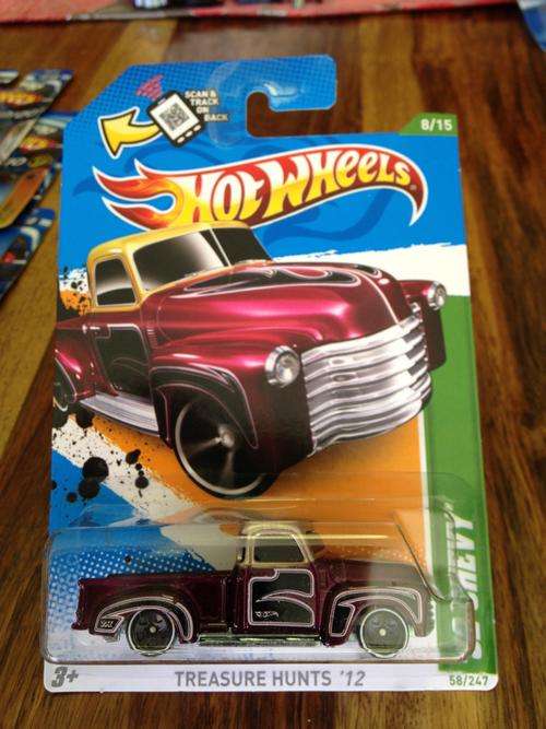 Hot Wheels 2012 - 58/247 - Treasure Hunts - 52 Chevy - Maroon