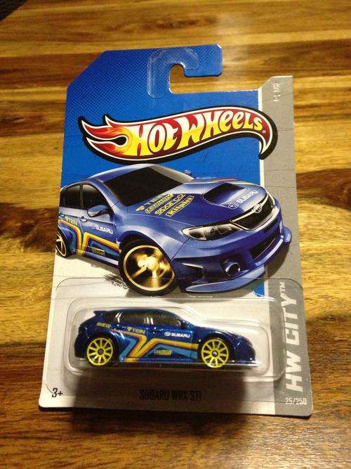 Hot Wheels 2013 - 25/250 - Subaru WRX STI - Blue