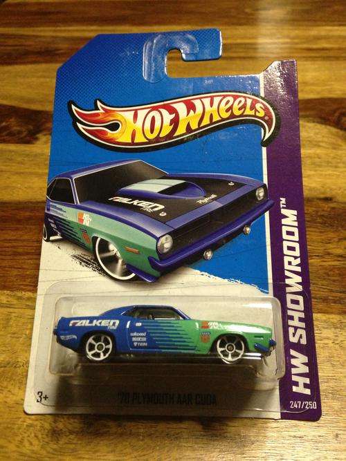 Hot Wheels 2013 - 247/250 - 70 Plymouth AAR Cuda - Blue