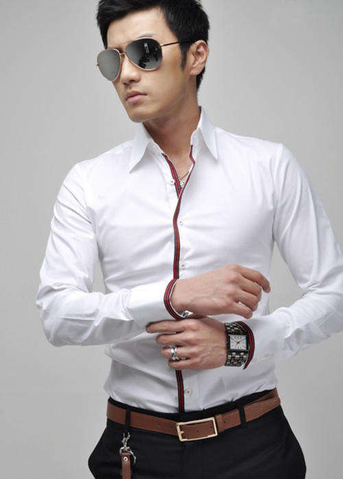 Special hot new men's casual shirt long sleeve shirt