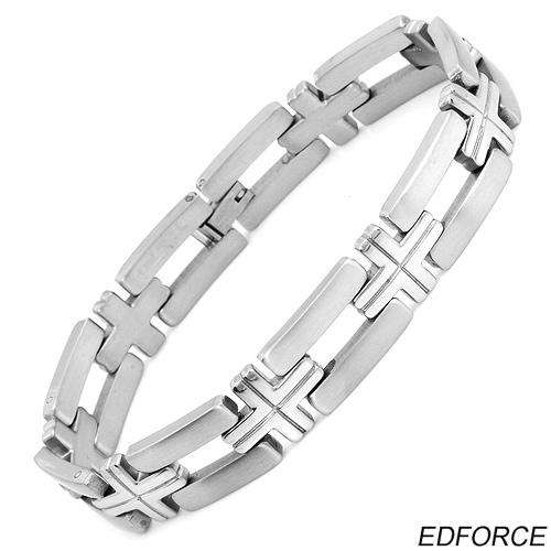 EDFORCE Stunning Brand New Gentlemens Bracelet Beautifully Crafted in Stainless steel.
