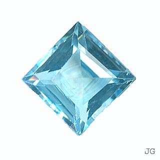 Beautiful 1.80ct Princess cut Sky Blue Topaz 6x6mm