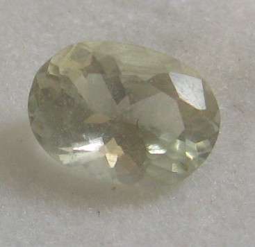 FINE GREEN TOPAZ, Oval Cut .80ct 8x6mm