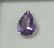 FINE BRAZILIAN Pear cut MID-PURPLE AMETHYST of approx 1.00ct, 6x9 mm