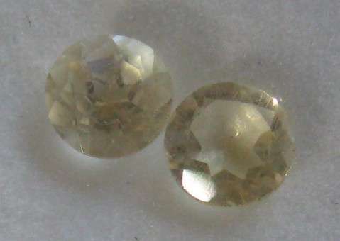 Fine Light Yellow .80ct Citrine 5 mm