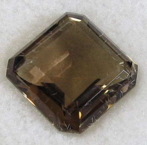 Emerald cut Smokey Quarts 10x12mm 5.00ct