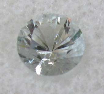 Aquamarine Round cut .60ct 6 mm