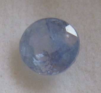 CALIBRATED Round cut CEYLON SAPPHIRE .60ct  6mm