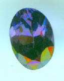 MULTICOLORED Oval cut Purple SPINELS, .92ct 7x5mm