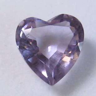 3.20ct Calibrated Rose-De-France Hart Shape Amethyst 10x10 mm