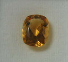 FINE BRAZILIAN Cushion cut CITRINE, 1.60ct 8x6mm