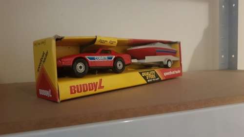 Buddy L - Speedboat Hauler