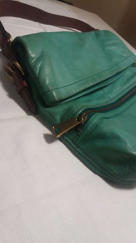 Fossil Leather Hobo Shoulder Bag