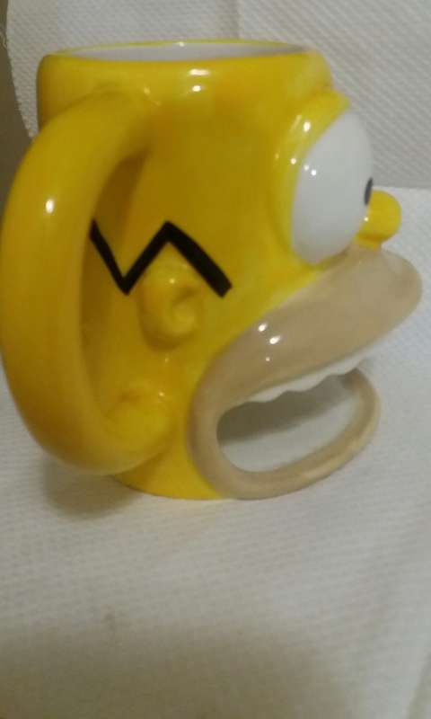 The Simpsons HOMER 3D Mug with Cookie Holder Mouth