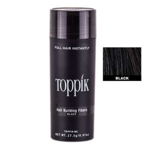 Toppik Hair Building Fibers - Black, Dark Brown, Medium Brown, Light Brown, Light Blonde - 27.5g