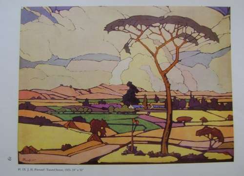 Pierneef print: Landscape