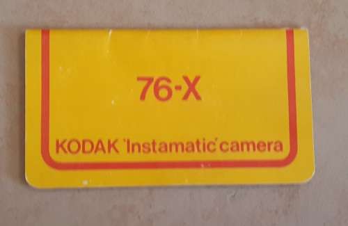Kodak Instamatic 76-x Camera with original box and manual