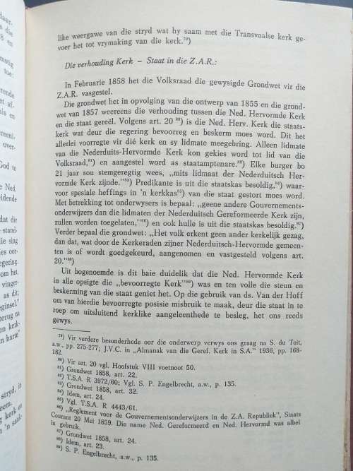 Professor Dirk Postma (1818-1890) deur Dr GCP van der Vyfer