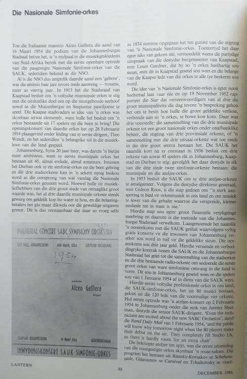 Lantern magazine (Dec 1986) Vol 35 no 4 (Johannesburg Centenary issue 1886 to 1986)