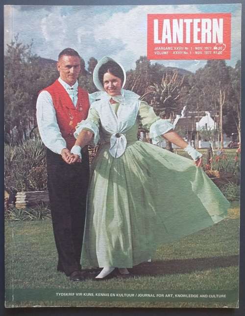 Lantern magazine (Nov 1977) Vol 27 no 1 Volkspele en Dr SH Pellissier